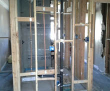 Residential bathroom plumbing remodel job #2 in Los Angeles, CA